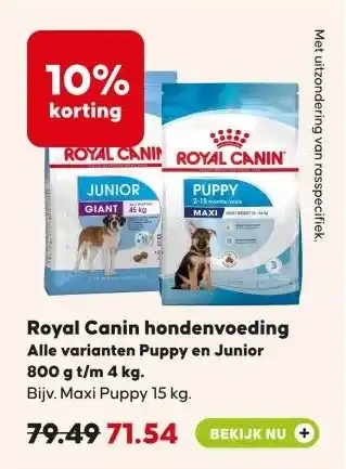 Pets Place Royal Canin hondenvoeding aanbieding