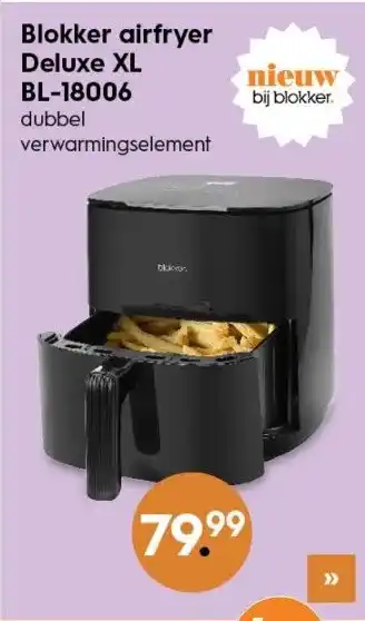 Blokker Blokker airfryer aanbieding