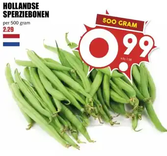 MCD Supermarkt HOLLANDSE SPERZIEBONEN aanbieding