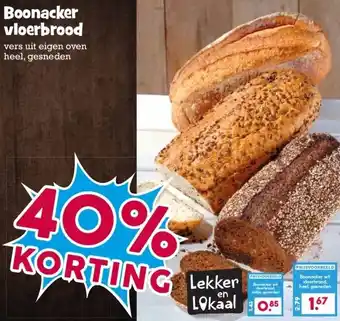 Boon`s Markt Boonacker vloerbrood aanbieding