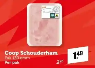 Coop Schouderham aanbieding