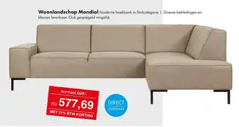 Woonsquare Woonlandschap Mondial aanbieding