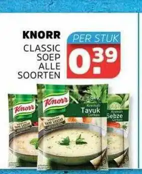 Sahan Supermarkten Knorr Classic Soep aanbieding