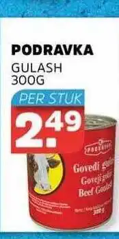 Sahan Supermarkten Podravka Gulash 300g aanbieding