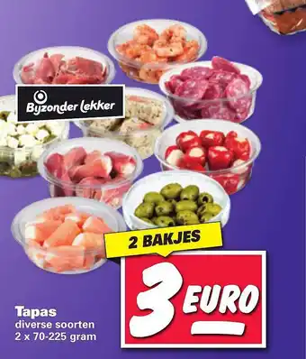 Nettorama Tapas 2x70-225g aanbieding