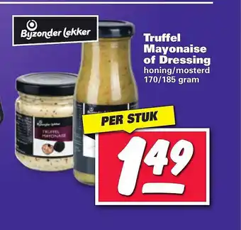 Nettorama Truffel Mayonaise Of Dressing Honing-Mosterd aanbieding