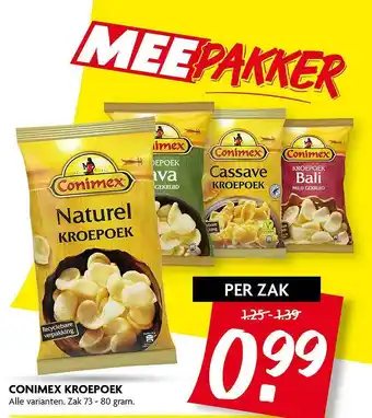 Dekamarkt Conimex Kroepoek 73-80g aanbieding