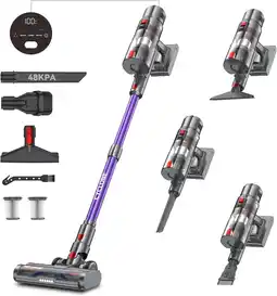 Amazon aujun J10 Steelstofzuiger Stofzuiger Draadloos 45000Pa/580W, 70 Minuten Gebruiksduur, 1.5L Steelstofzuiger, LED Display, Anti aanbieding
