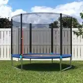 Bol.com Trampoline 244cm met veiligheidsnet aanbieding