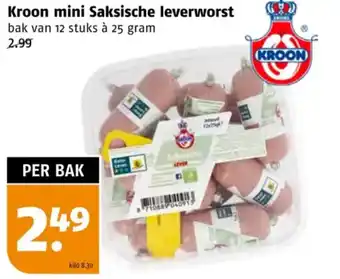 Poiesz Kroon mini Saksische leverworst aanbieding