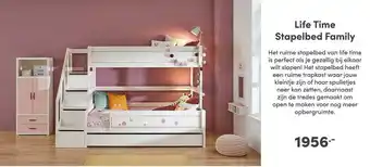 Baby & Tiener Life Time Stapelbed Family aanbieding