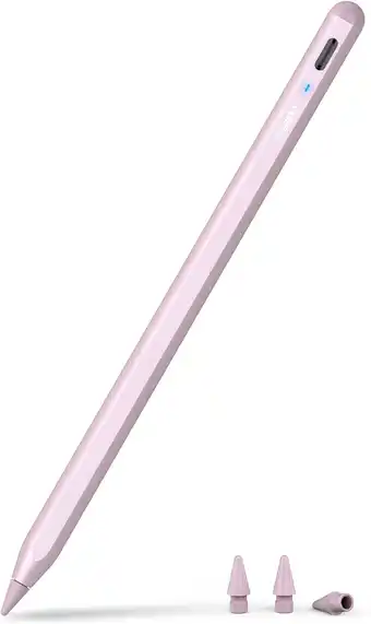 Amazon metapen Pen voor iPad 2024, pen A8 roze pixels precisie, lage latentie, ideaal voor notities, tekenen en ondertekenen, compat aanbieding