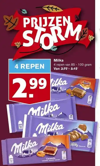 Hoogvliet Milka aanbieding