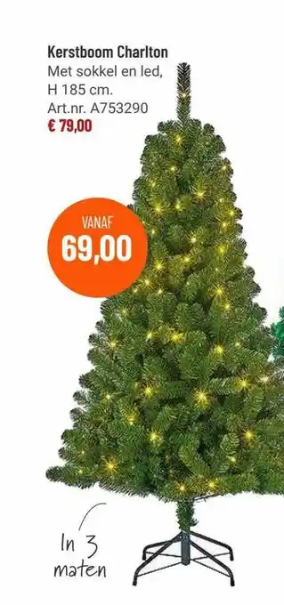 Manutan Kerstboom Charlton aanbieding