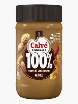 Flink Calve Pindakaas 100% 350g aanbieding