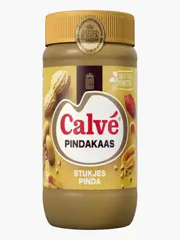 Flink CalvÈ Pindakaas met Stukjes Pinda 650g aanbieding