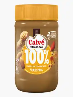 Flink Calvé Pindakaas Noot 100% 350g aanbieding