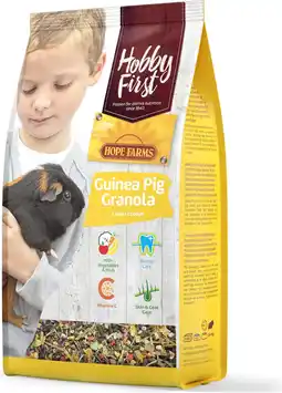Intratuin HobbyFirst Hope Farms caviavoer Granola 800 g aanbieding