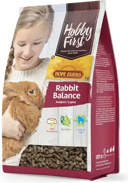 Intratuin HobbyFirst Hope Farms konijnenvoer Balance 1,5 kg aanbieding