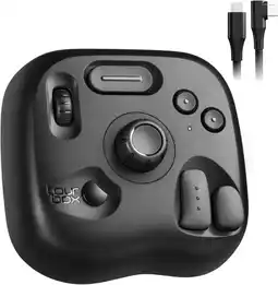 Amazon TourBox Lite, Custom Controller for Photo Video Editing, Color Grading, Ilustration, Photoshop Lightroom Premiere Illustrator aanbieding