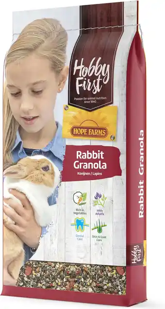 Intratuin Hobby First konijnenvoer granola 10 kg aanbieding