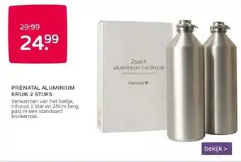 Prenatal Prénatal aluminium kruik 2 stuks aanbieding