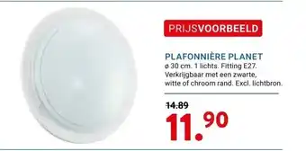 Kluswijs Plafonnière planet aanbieding