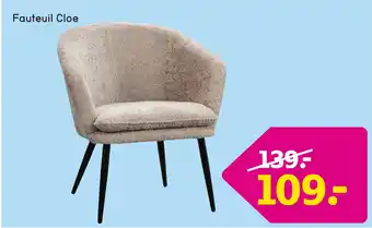 Leen Bakker Fauteuil Cloe aanbieding