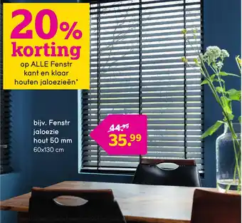 Leen Bakker Fenstr jaloezie aanbieding