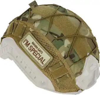 Amazon OneTigris Tactische Helmhoes 06 Fast Helmhoes Helmdekking voor Ballistic Fast Helm in maat L & Fast PJ Helm in maat L/XL aanbieding