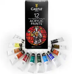 Amazon Castle Art Supplies 12 x 12 ml acrylverf tubes set voor volwassenen kunstenaars beginners | Een perfecte mix van kwaliteit en aanbieding