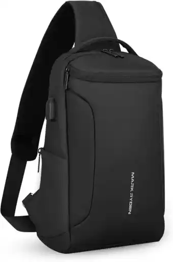 Amazon MARK RYDEN Schoudertas, waterdicht, grote schouder-, borst-, crossbody-tas, lichtgewicht, casual dagrugzak voor 10,5-inch iPa aanbieding