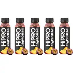 Albert Heijn HiPRO Protein drink perzik passievrucht 5-pack aanbieding