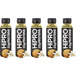 Albert Heijn HiPRO Protein drink vanille cookie 5-pack aanbieding