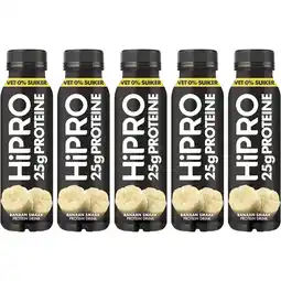 Albert Heijn HiPRO Protein drink banaan 5-pack aanbieding