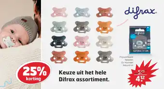 Trekpleister Difrax assortiment aanbieding