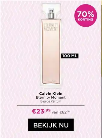 ICI Paris XL Calvin Klein 100ml aanbieding