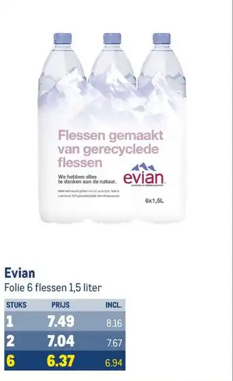 Makro Evian aanbieding