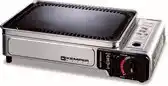 Bol.com Kemper draagbare Plancha grill in koffer - draagbare gasbarbecue zonder gasfles aanbieding