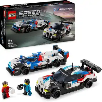 Amazon LEGO Speed Champions BMW M4 GT3 & BMW M Hybrid V8 racewagen, Speelgoed Auto Bouwpakket voor Kinderen, 2 Oude Modellen met Min aanbieding