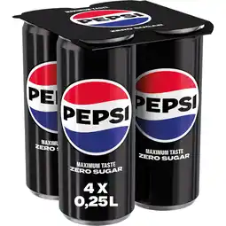 Albert Heijn Pepsi Zero 4-pack aanbieding
