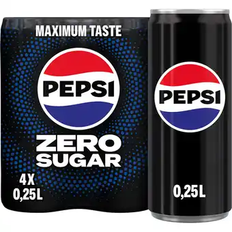 Albert Heijn Pepsi Zero 4-pack aanbieding