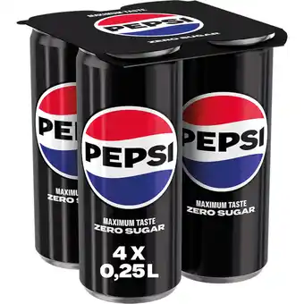 Albert Heijn Pepsi Zero 4-pack aanbieding