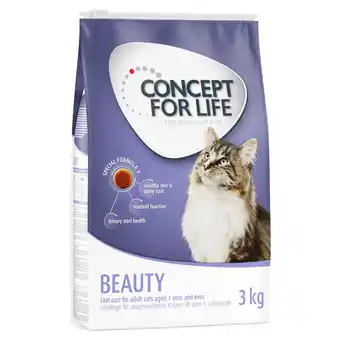 Zooplus 3 kg Concept for Life Kattenvoer voor een speciale prijs! - Beauty Adult aanbieding