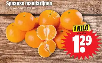 Dirk Spaanse mandarijnen 1 kilo aanbieding