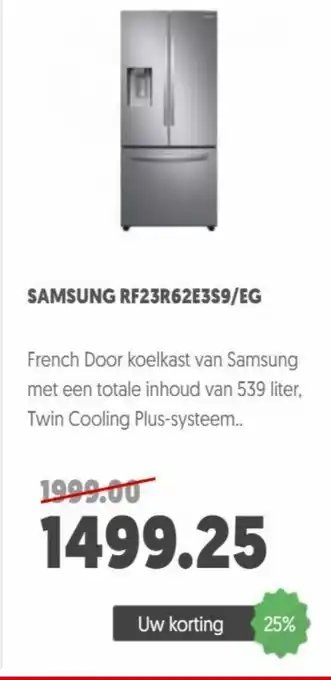 MediaMarkt Samsung RF23R62E3S9/EG aanbieding