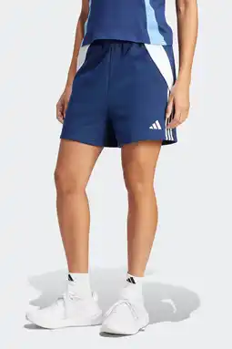 Wehkamp adidas Performance voetbalshort TIRO 24 blauw aanbieding