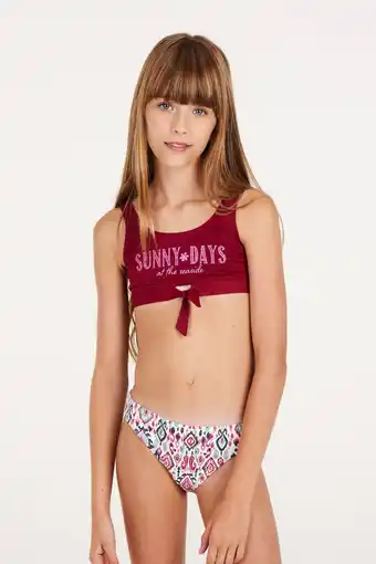 Wehkamp Protest crop bikini PRTNAOMO JR rood aanbieding