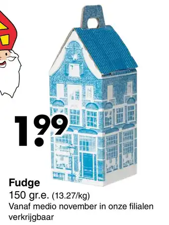 Wibra Fudge 150 gr aanbieding