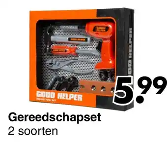 Wibra Gereedschapset aanbieding